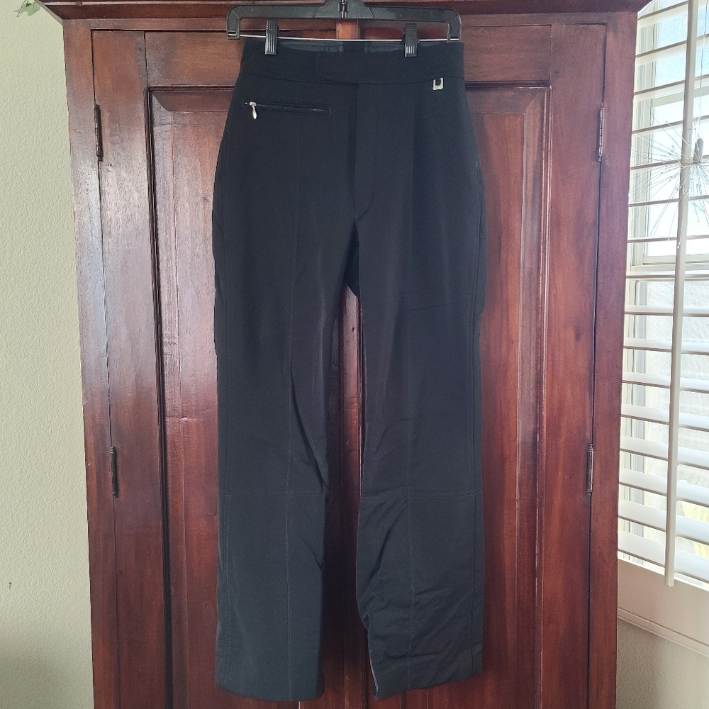 Vintage Roffe Black Stretch Ski Pants